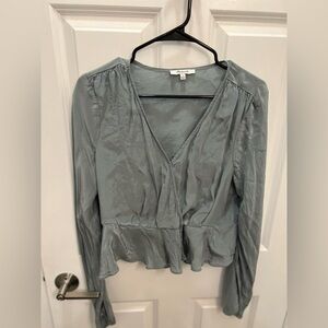MADEWELL turquoise top - size 8